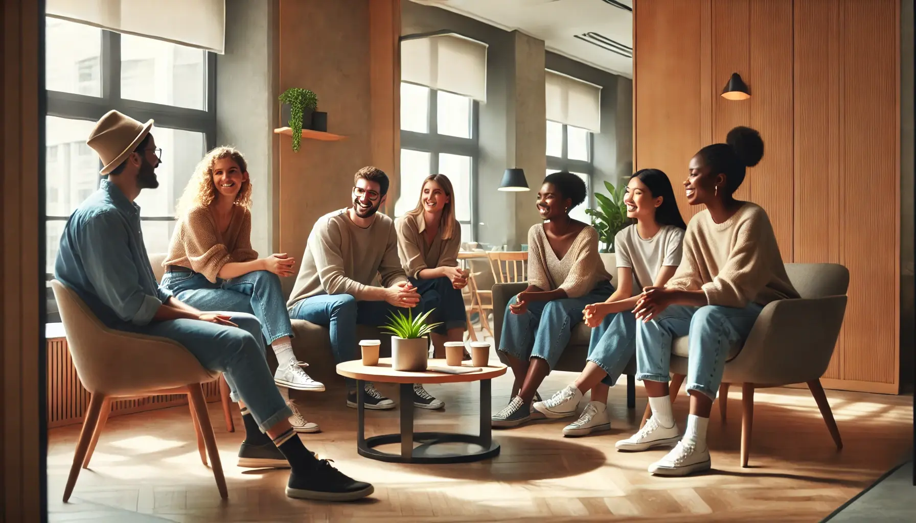 Equipe discutindo o futuro de Vendas com IA
